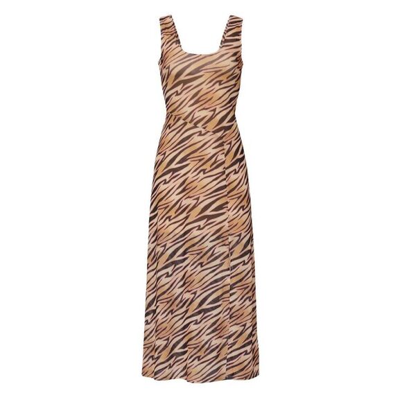 Louna Tiger Animal Print Sheath Maxi Dress - Picture 2 of 7